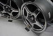 Chevrolet Corvette ZR-1 Aluminum Wheels AFTER Chrome-Like Metal Polishing and Buffing Services / Restoration Services