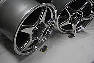 Chevrolet Corvette ZR-1 Aluminum Wheels AFTER Chrome-Like Metal Polishing and Buffing Services / Restoration Services