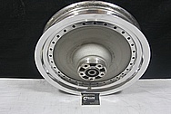 Aluminum Motorcycle Wheel AFTER Chrome-Like Metal Polishing and Buffing Services / Restoration Services