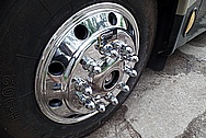 2003 Newmar Dutch Star RV Aluminum Wheels AFTER Chrome-Like Metal Polishing and Buffing Services / Restoration Services