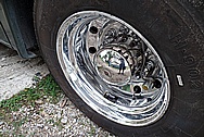 2003 Newmar Dutch Star RV Aluminum Wheels AFTER Chrome-Like Metal Polishing and Buffing Services / Restoration Services