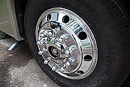 2003 Newmar Dutch Star RV Aluminum Wheels AFTER Chrome-Like Metal Polishing and Buffing Services / Restoration Services