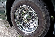 2003 Newmar Dutch Star RV Aluminum Wheels AFTER Chrome-Like Metal Polishing and Buffing Services / Restoration Services