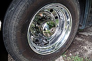 2003 Newmar Dutch Star RV Aluminum Wheels AFTER Chrome-Like Metal Polishing and Buffing Services / Restoration Services