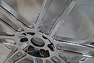 Aluminum Wheel AFTER Chrome-Like Metal Polishing and Buffing Services / Restoration Services