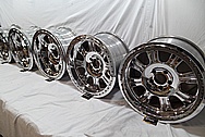 Aluminum Wheel AFTER Chrome-Like Metal Polishing and Buffing Services / Restoration Services