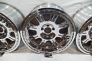 Aluminum Wheel AFTER Chrome-Like Metal Polishing and Buffing Services / Restoration Services