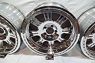 Aluminum Wheel AFTER Chrome-Like Metal Polishing and Buffing Services / Restoration Services