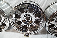 Aluminum Wheel AFTER Chrome-Like Metal Polishing and Buffing Services / Restoration Services