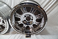 Aluminum Wheel AFTER Chrome-Like Metal Polishing and Buffing Services / Restoration Services