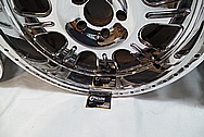 Aluminum Wheel AFTER Chrome-Like Metal Polishing and Buffing Services / Restoration Services