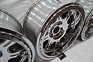 Aluminum Wheel AFTER Chrome-Like Metal Polishing and Buffing Services / Restoration Services