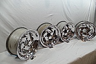 Aluminum Wheel AFTER Chrome-Like Metal Polishing and Buffing Services / Restoration Services