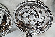 Aluminum Wheel AFTER Chrome-Like Metal Polishing and Buffing Services / Restoration Services