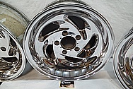 Aluminum Wheel AFTER Chrome-Like Metal Polishing and Buffing Services / Restoration Services