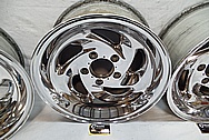 Aluminum Wheel AFTER Chrome-Like Metal Polishing and Buffing Services / Restoration Services