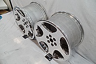 Dodge viper stock OEM Aluminum Wheels AFTER Chrome-Like Metal Polishing and Buffing Services / Restoration Services 