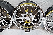 Dodge viper stock OEM Aluminum Wheels AFTER Chrome-Like Metal Polishing and Buffing Services / Restoration Services 