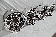Aluminum Foose Wheel AFTER Chrome-Like Metal Polishing and Buffing Services / Restoration Services