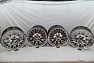 Dodge viper stock OEM Aluminum Wheels AFTER Chrome-Like Metal Polishing and Buffing Services / Restoration Services 