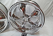 Weld Racing Aluminum Forged Wheels AFTER Chrome-Like Metal Polishing and Buffing Services / Restoration Services 