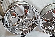 Weld Racing Aluminum Forged Wheels AFTER Chrome-Like Metal Polishing and Buffing Services / Restoration Services 