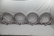 Aluminum Wheels Lips AFTER Chrome-Like Metal Polishing and Buffing Services / Restoration Services 