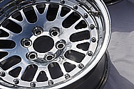Aluminum Wheel Center AFTER Chrome-Like Metal Polishing and Buffing Services