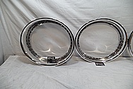 Core Brand 3 Piece Aluminum Wheels AFTER Chrome-Like Metal Polishing and Buffing Services