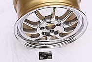 Drag DR16 Aluminum Spoked Wheel AFTER Chrome-Like Metal Polishing and Buffing Services