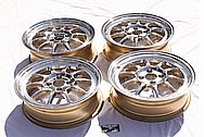 Drag DR16 Aluminum Spoked Wheel AFTER Chrome-Like Metal Polishing and Buffing Services