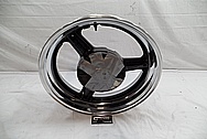 Aluminum Motorcycle / Bike Wheel Lips AFTER Chrome-Like Metal Polishing and Buffing Services / Restoration Services 