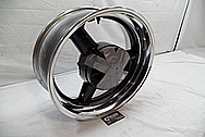 Aluminum Motorcycle / Bike Wheel Lips AFTER Chrome-Like Metal Polishing and Buffing Services / Restoration Services 