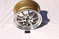 Drag DR16 Aluminum Spoked Wheel AFTER Chrome-Like Metal Polishing and Buffing Services