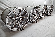 19" Porsche Aluminum Wheels AFTER Chrome-Like Metal Polishing - Aluminum Wheel Polishing 