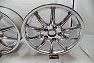 19" Porsche Aluminum Wheels AFTER Chrome-Like Metal Polishing - Aluminum Wheel Polishing 