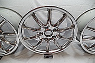 19" Porsche Aluminum Wheels AFTER Chrome-Like Metal Polishing - Aluminum Wheel Polishing 