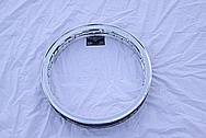 Motorcycle Aluminum Wheel AFTER Chrome-Like Metal Polishing and Buffing Services