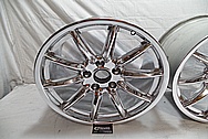 19" Porsche Aluminum Wheels AFTER Chrome-Like Metal Polishing - Aluminum Wheel Polishing 