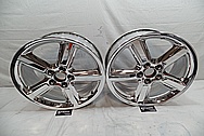 Chrome Plated Aluminum Wheels AFTER Chrome-Like Metal Polishing - Aluminum Wheel Polishing 