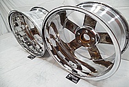 Chrome Plated Aluminum Wheels AFTER Chrome-Like Metal Polishing - Aluminum Wheel Polishing 