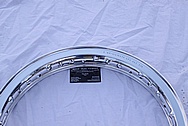 Motorcycle Aluminum Wheel AFTER Chrome-Like Metal Polishing and Buffing Services