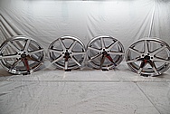 Rohana Aluminum Wheels AFTER Chrome-Like Metal Polishing - Aluminum Polishing - Wheel Polishing