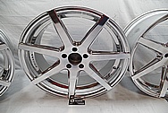 Rohana Aluminum Wheels AFTER Chrome-Like Metal Polishing - Aluminum Polishing - Wheel Polishing