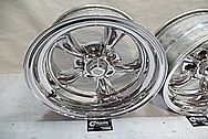 American Racing 5 Spoke Alumium Racing Wheels AFTER Chrome-Like Metal Polishing - Aluminum Polishing - Wheel Polishing