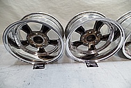 American Racing 5 Spoke Alumium Racing Wheels AFTER Chrome-Like Metal Polishing - Aluminum Polishing - Wheel Polishing