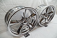 Boyd Coddington Alumium Racing Wheels AFTER Chrome-Like Metal Polishing - Aluminum Polishing - Wheel Polishing