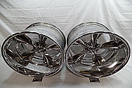 Boyd Coddington Alumium Racing Wheels AFTER Chrome-Like Metal Polishing - Aluminum Polishing - Wheel Polishing