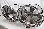 Boyd Coddington Alumium Racing Wheels AFTER Chrome-Like Metal Polishing - Aluminum Polishing - Wheel Polishing