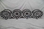 Intricate Aluminum Wheels AFTER Chrome-Like Metal Polishing and Buffing Services - Aluminum Polishing